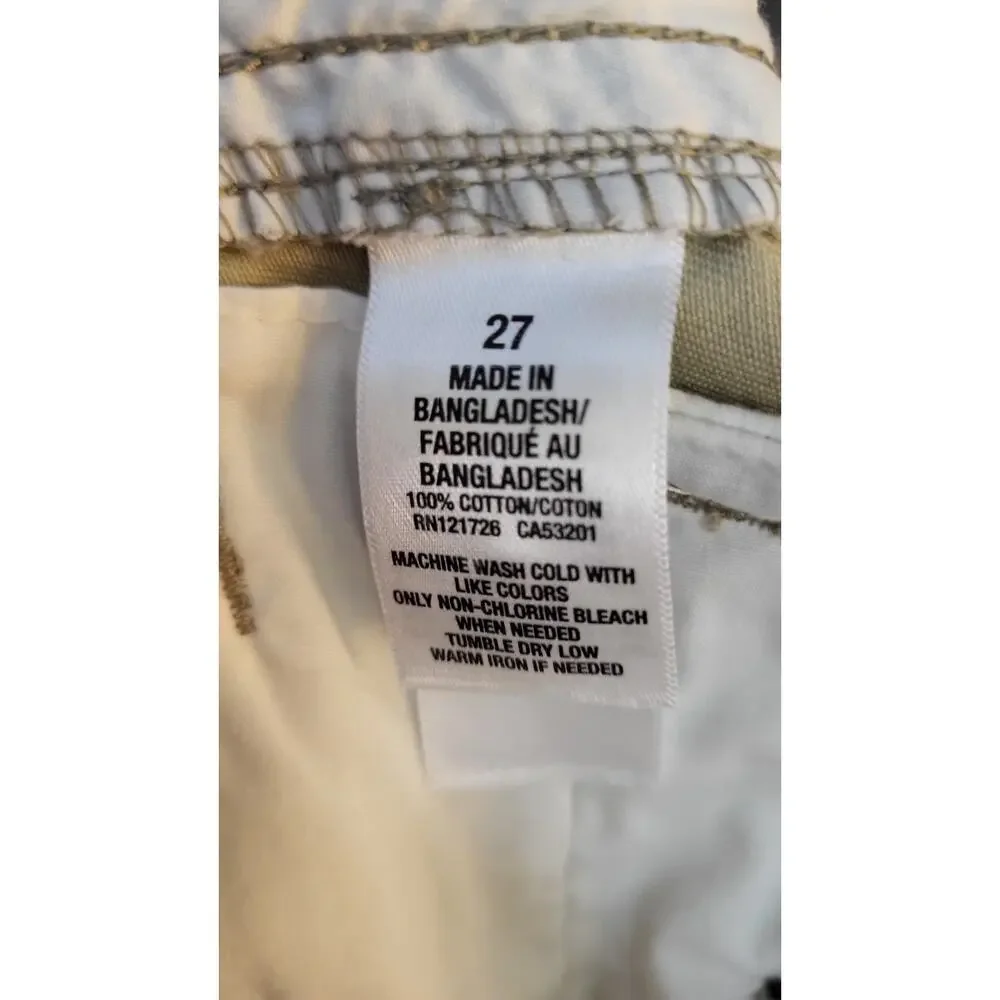Men Aeropostale Khaki Chino Shorts Size 27